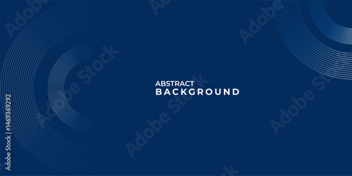 Minimalist abstract background with smooth blue tones and circular gradient elements. Ideal for tech, business, corporate design, presentation slides, or web banners.