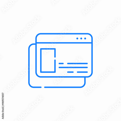 credit card icon sign vector
