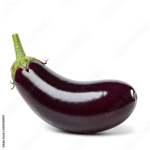 eggplant on a white background