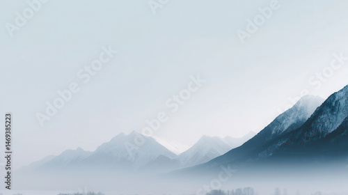Wallpaper Mural serene glacial valley in germany under overcast sky showcasing natural symmetry Torontodigital.ca