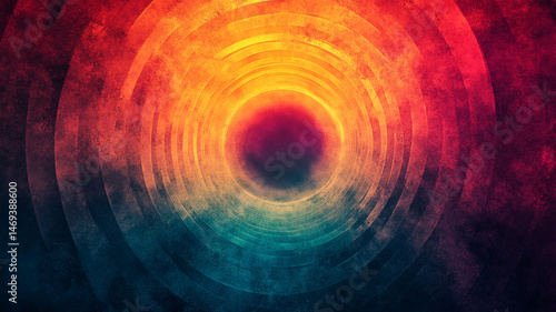 abstract background with colorful circles
