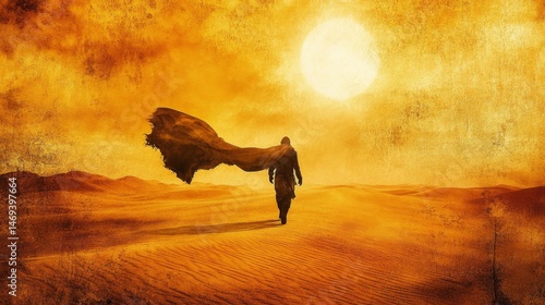 Solitude in the Golden Desert