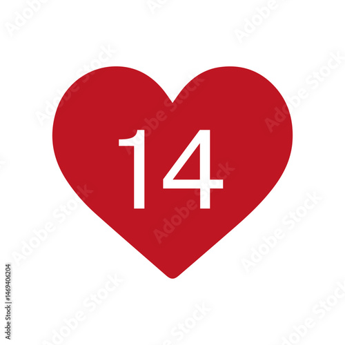 Hearts icons set Symbols of love and heartbreak