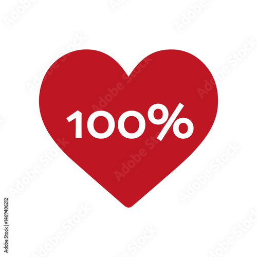 Hearts icons set Symbols of love and heartbreak