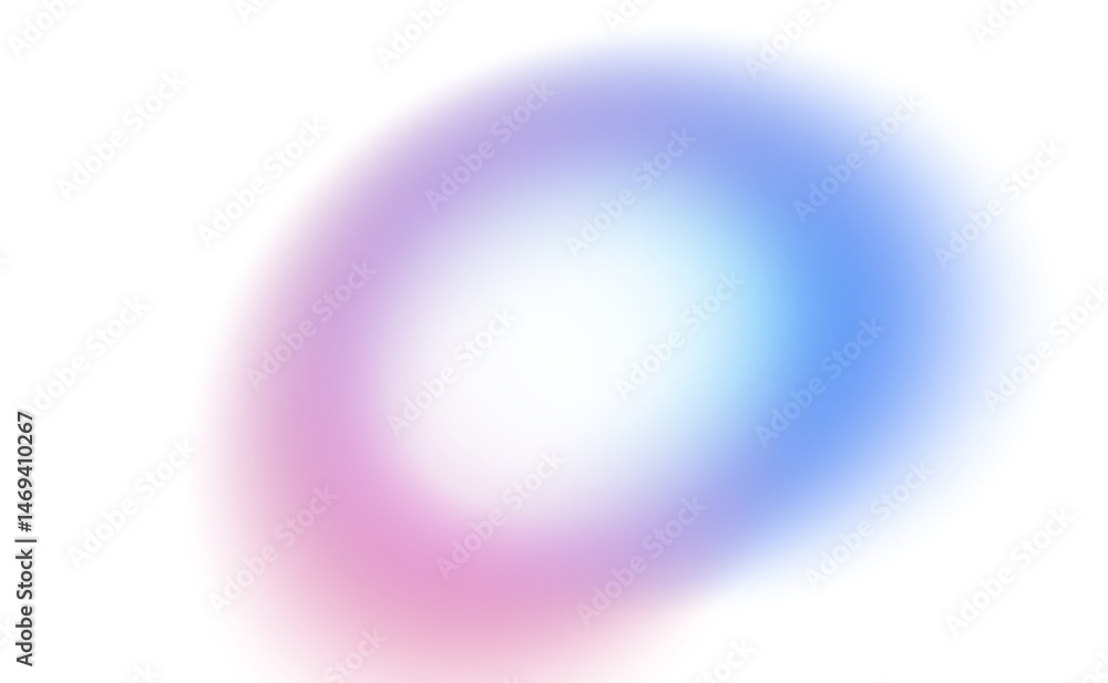 Abstract glowing color gradients shape effect on transparent background. Vibrant multicolored blurred gradient shaped effect background used for graphics use. Glowing neon colors effect, grungy.