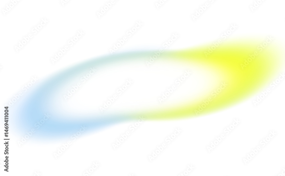 Abstract glowing color gradients shape effect on transparent background. Vibrant multicolored blurred gradient shaped effect background used for graphics use. Glowing neon colors effect, grungy.