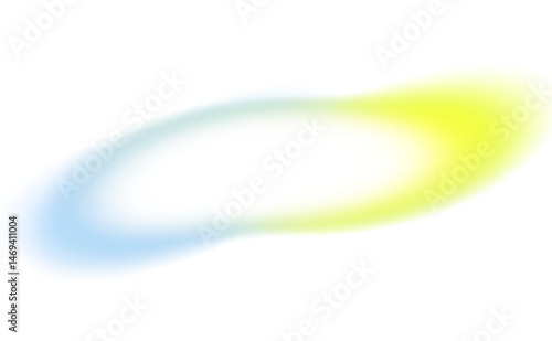 Obraz na płótnie Abstract glowing color gradients shape effect on transparent background. Vibrant multicolored blurred gradient shaped effect background used for graphics use. Glowing neon colors effect, grungy. w salonie