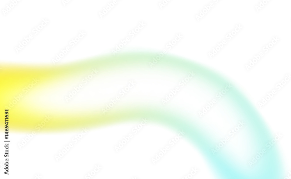 Abstract glowing color gradients shape effect on transparent background. Vibrant multicolored blurred gradient shaped effect background used for graphics use. Glowing neon colors effect, grungy.