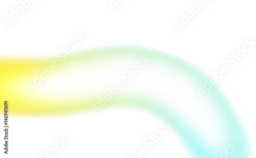 Obraz na płótnie Abstract glowing color gradients shape effect on transparent background. Vibrant multicolored blurred gradient shaped effect background used for graphics use. Glowing neon colors effect, grungy. w salonie
