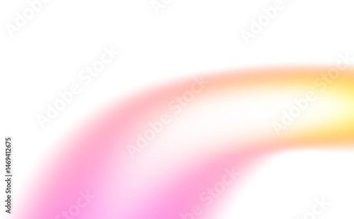 Abstract glowing color gradients shape effect on transparent background. Vibrant multicolored blurred gradient shaped effect background used for graphics use. Glowing neon colors effect, grungy.
