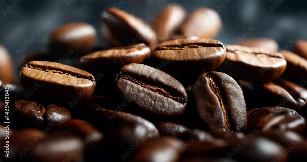 Steamy Roasted Coffee Beans Steamy Roasted Coffee Beans