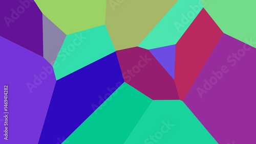 Abstract geometric background featuring colorful low-poly polygons in a vibrant mosaic pattern.