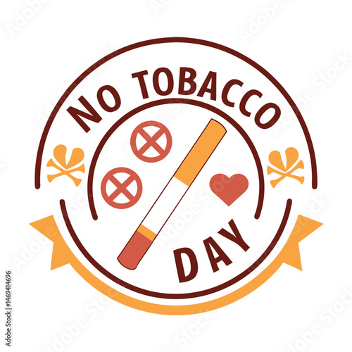    No tobacco day vector illustration.
