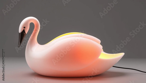 Elegant Swan-Shaped Lamp | Modern Sculptural Lighting Design