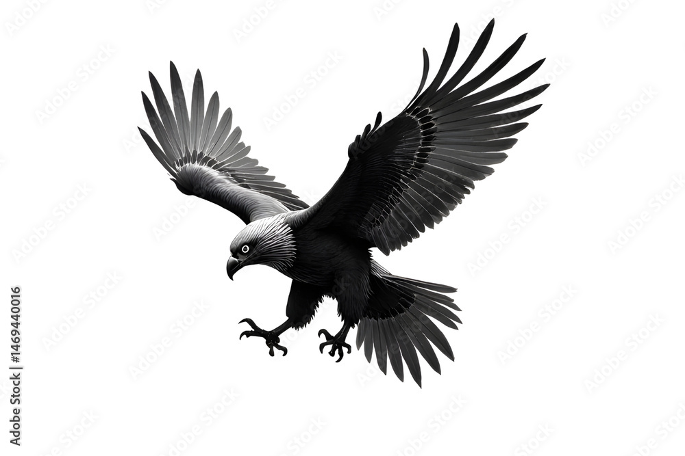 Obraz premium eagle isolated on white background