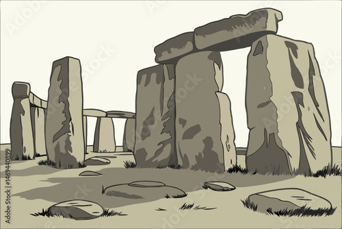 21 large stones, ancient monumental architecture, neolithic monument, massive stone structures, mysterious megalithic site, weathered stone formations, prehistoric landmark, iconic british landmark, i