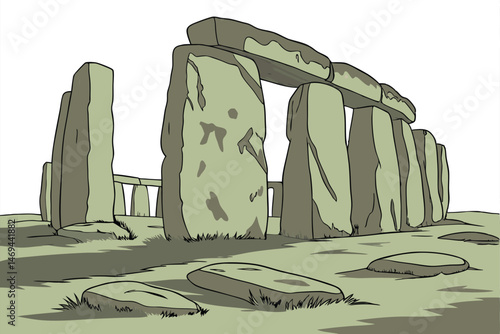 21 large stones, ancient monumental architecture, neolithic monument, massive stone structures, mysterious megalithic site, weathered stone formations, prehistoric landmark, iconic british landmark, i