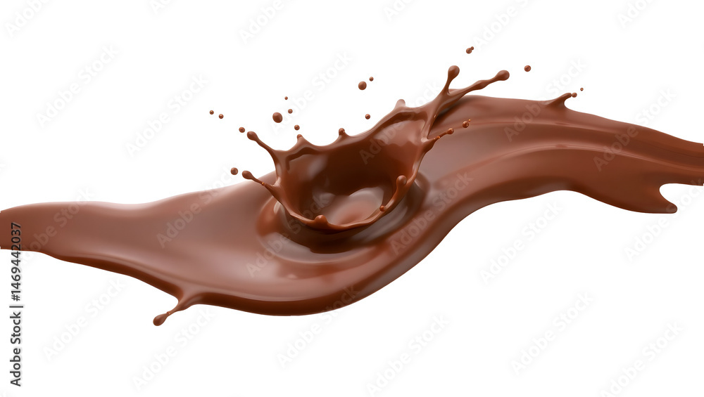 milk chocolate splash milk chocolate splash