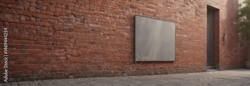 Wallpaper Mural Sleek poster design on textured brick  Realistic outdoor scene ,  urban scene,  grunge,  background Torontodigital.ca