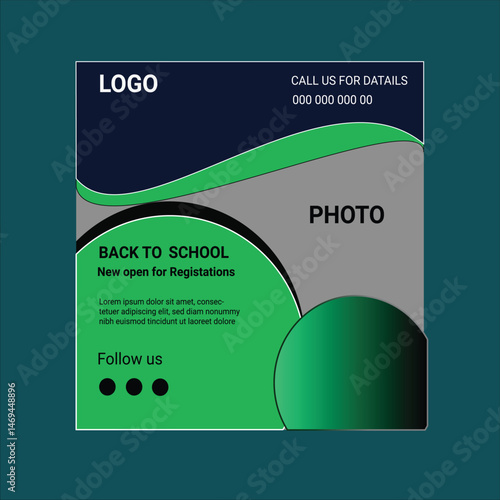 School Admission Social Media post