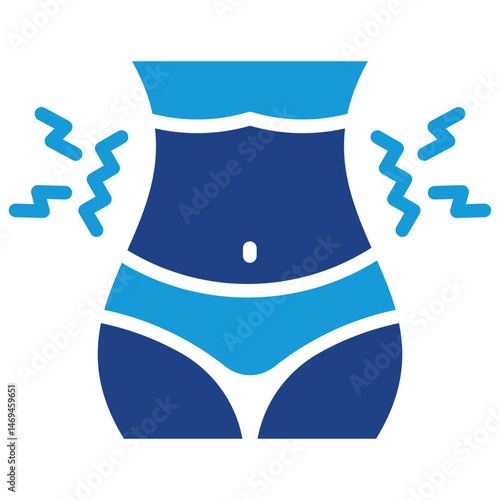 Belly Vibration Slimming Icon