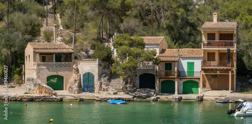 Obraz na płótnie Charming fishing village of Cala Figuera, Mallorca, Balearic Islands, Spain. w salonie