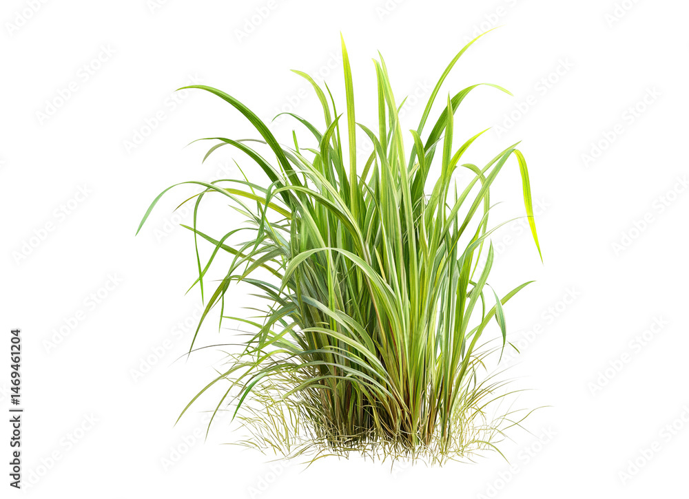 Fototapeta premium Harvesting fresh lemongrass