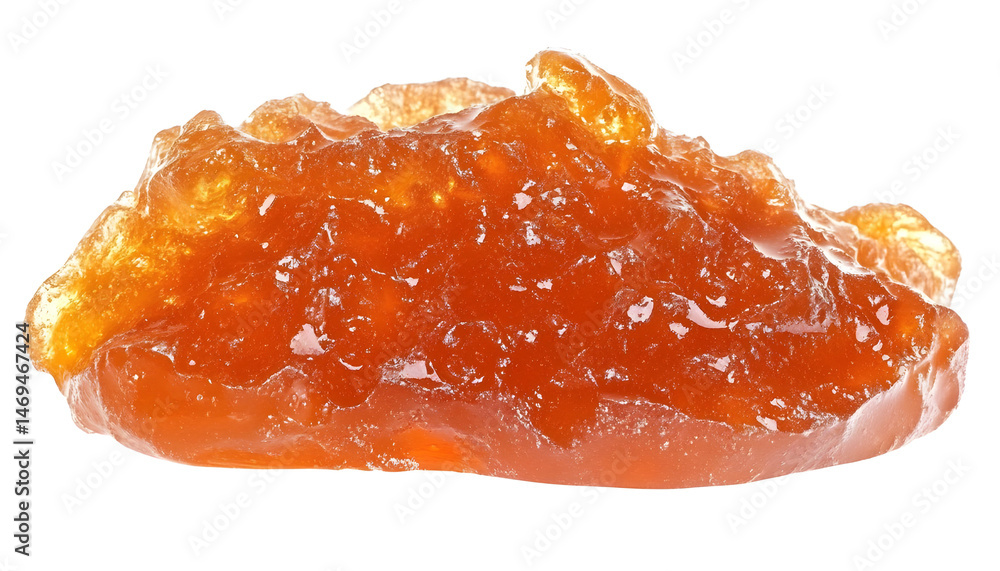 Tasty sweet jam isolated on white, top view