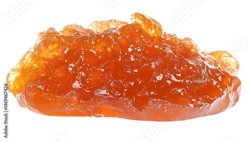 Obraz na płótnie Tasty sweet jam isolated on white, top view w salonie