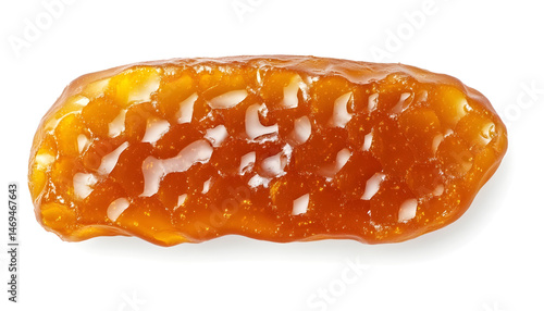 Obraz na płótnie Tasty sweet jam isolated on white, top view w salonie