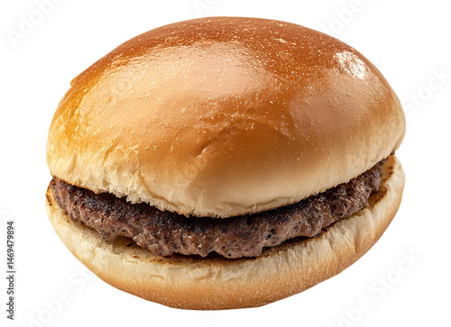 Open burger bun