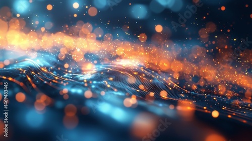 The Beauty of Fiery Colors in Abstract Form