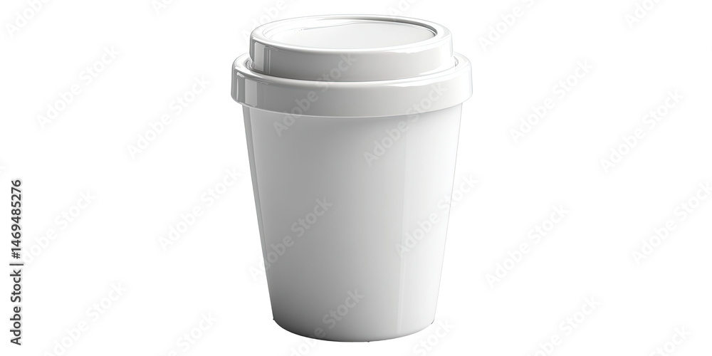 custom made wallpaper toronto digitalWhite disposable coffee cup with lid isolated on white transparent background
