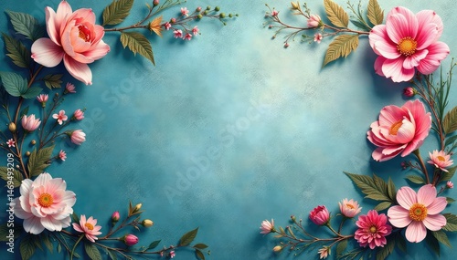 Subtle floral motif on textured surface creates soft background , petal, vintage