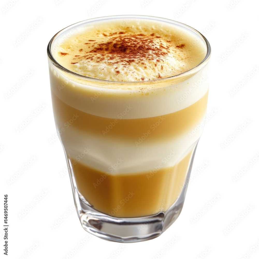 Vietnamese Egg Coffee Creamy Top Backdrop isolated on a transparent background Vietnamese Egg Coffee Creamy Top Backdrop isolated on a transparent background