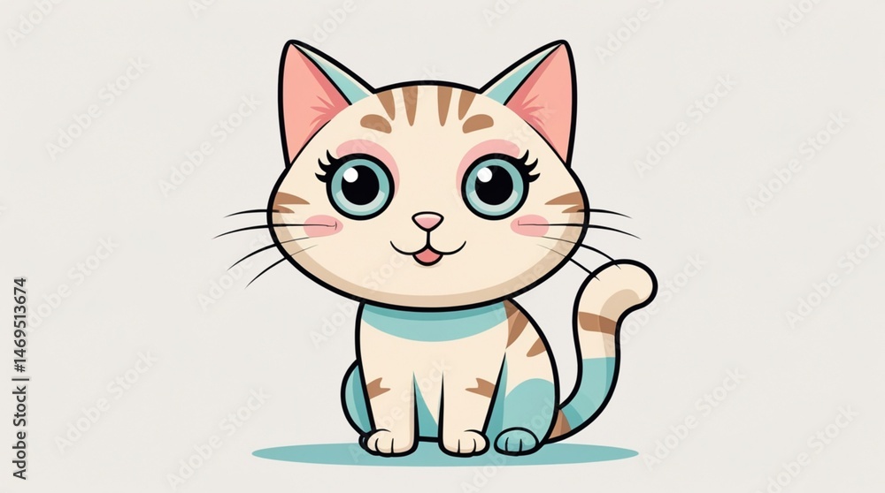 Obraz premium Cat Cartoon