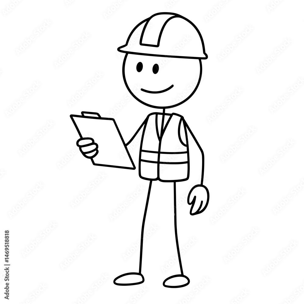 Stick figure builder checking clipboard on site Stick figure builder checking clipboard on site