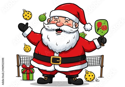 Jolly Jingle Pickleball AI Generated