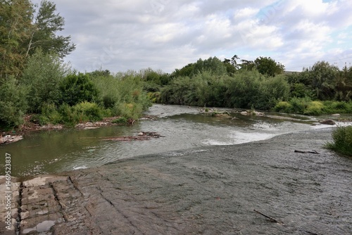 Benevento - Scorcio verso valle del Fiume Sabato dal Ponte Leproso