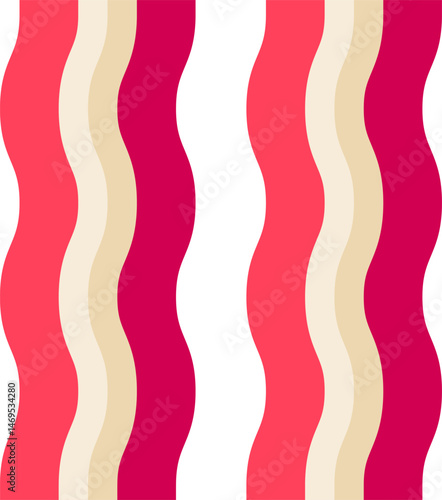 bacon illustration on a white background    