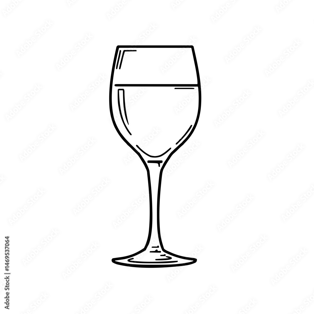 Intricate Wine Glass Line Icons in Cohesive Flat Design and Modern Vector Aesthetic Intricate Wine Glass Line Icons in Cohesive Flat Design and Modern Vector Aesthetic