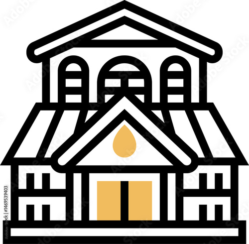 blood bank illustration on a white background    