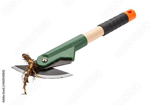 Weed Puller Tool Gardening Tool for Weed Removal isolated on white background