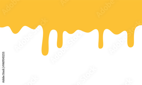 Melted cheese, cheese vector. flowing Cheese isolated on white background. Suitable for advertising, congratulations, packaging.

