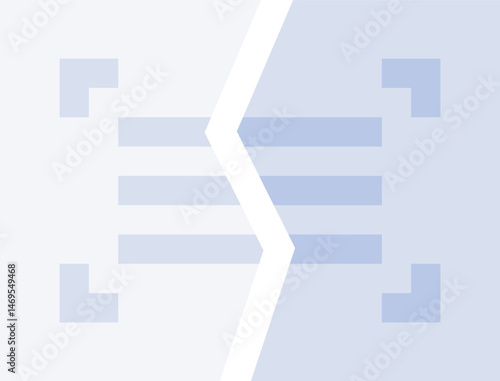 cancellation illustration on a white background     