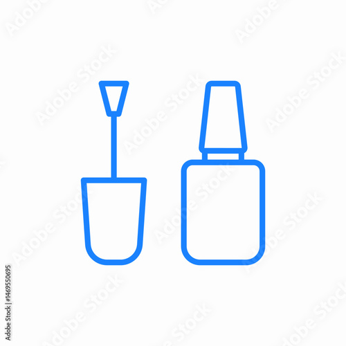 nail polish icon sign vector