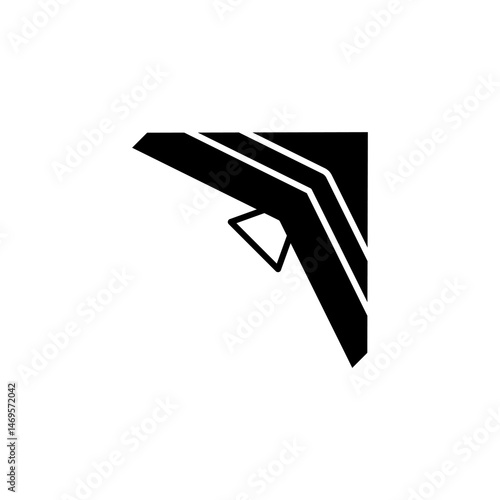 hang gliding, hang glider icon