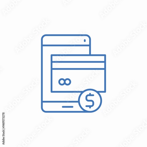 credit card payment icon sign vector