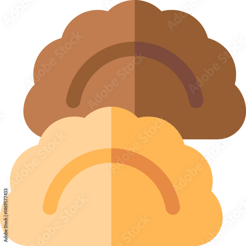 pastry illustration on a white background     