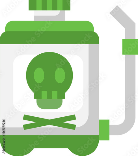 pesticide (2) illustration on a white background     